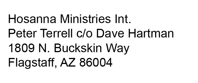 যোগাযোগ করুন - Hosanna Ministries Int.